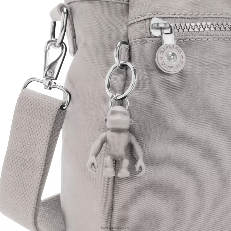 Shoulder Bags Grey Gris Elysia Shoulder Bag Women Kipling J6TNX153