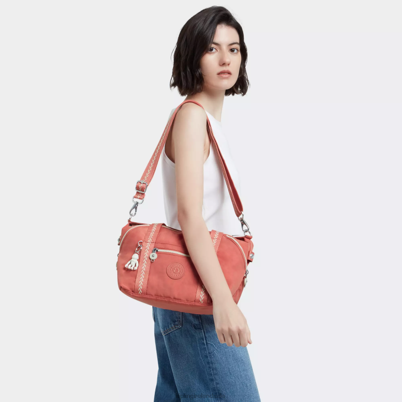 Shoulder Bags Vintage Pink Art Mini Shoulder Bag Women Kipling J6TNX41