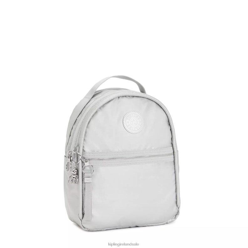 Small Backpacks Bright Metallic Kae Metallic Backpack Women Kipling J6TNX385