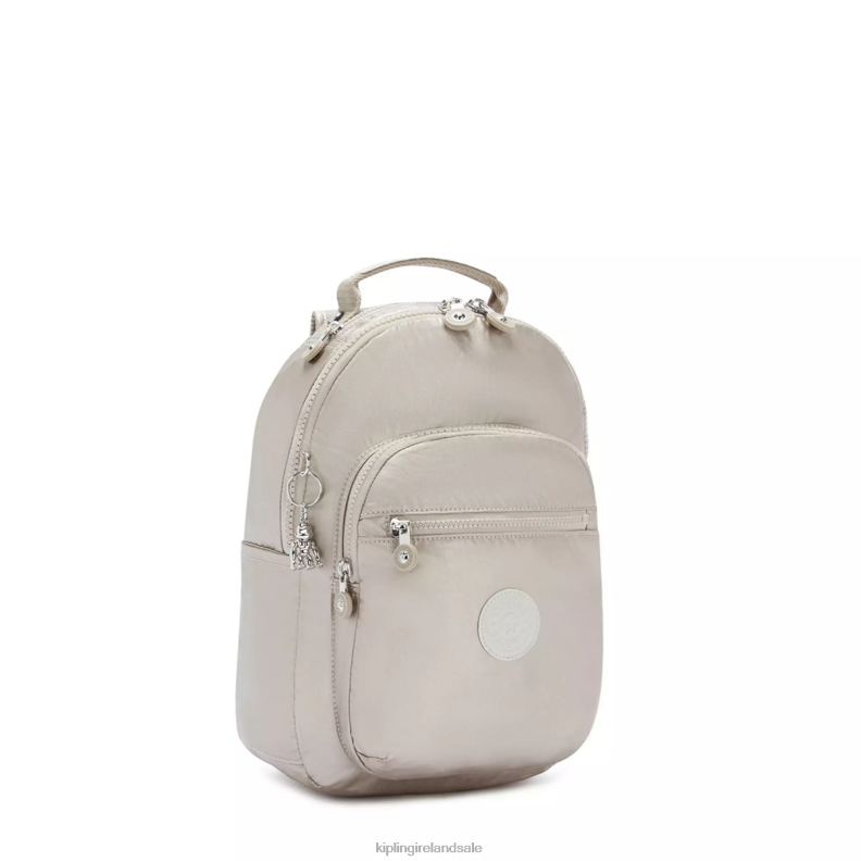Small Backpacks Metallic Glow Seoul Small Metallic Tablet Backpack Women Kipling J6TNX418