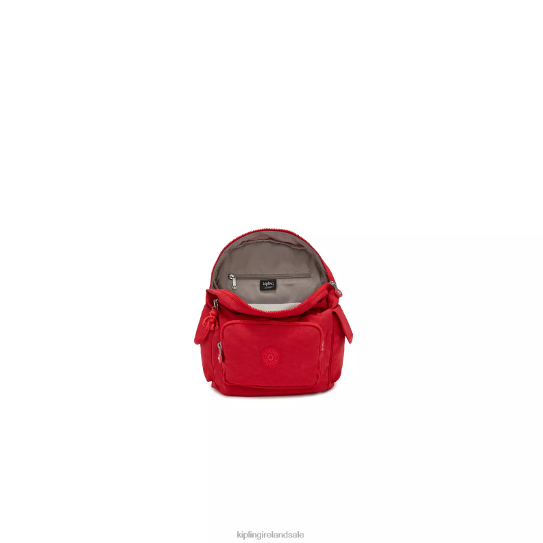 Small Backpacks Red Rouge City Pack Small Backpack Women Kipling J6TNX409