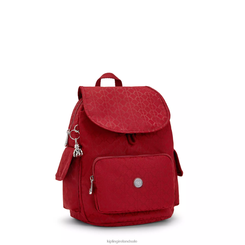 Small Backpacks Signature Red City Pack Small Backpack Women Kipling J6TNX357