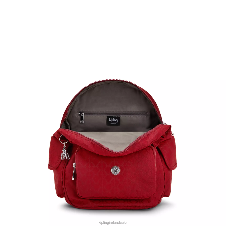 Small Backpacks Signature Red City Pack Small Backpack Women Kipling J6TNX357