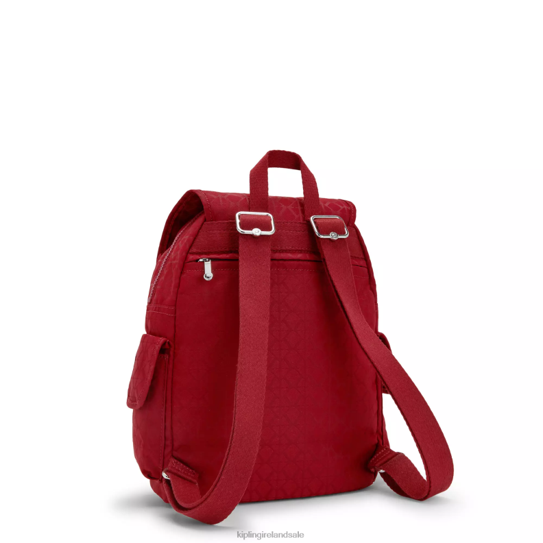 Small Backpacks Signature Red City Pack Small Backpack Women Kipling J6TNX357
