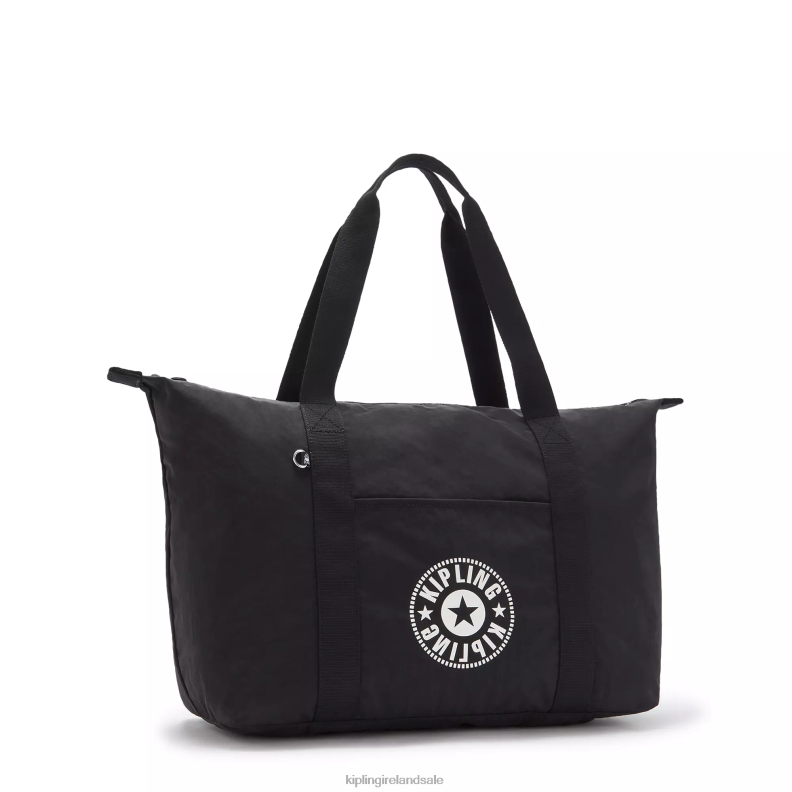 Tote Bags Black Lite Art Medium Lite Tote Bag Women Kipling J6TNX268
