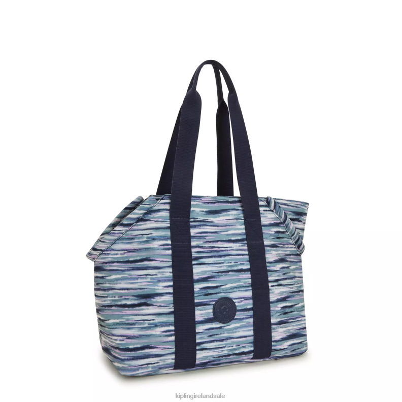 Tote Bags Brush Stripes Art M Pet Tote Bag Women Kipling J6TNX277
