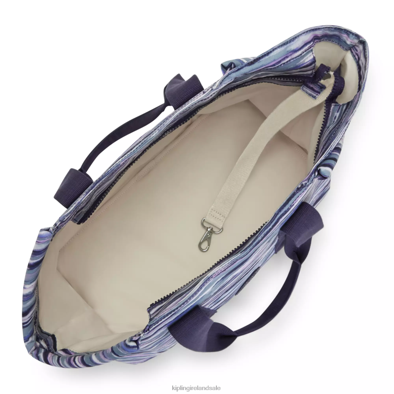 Tote Bags Brush Stripes Art M Pet Tote Bag Women Kipling J6TNX277