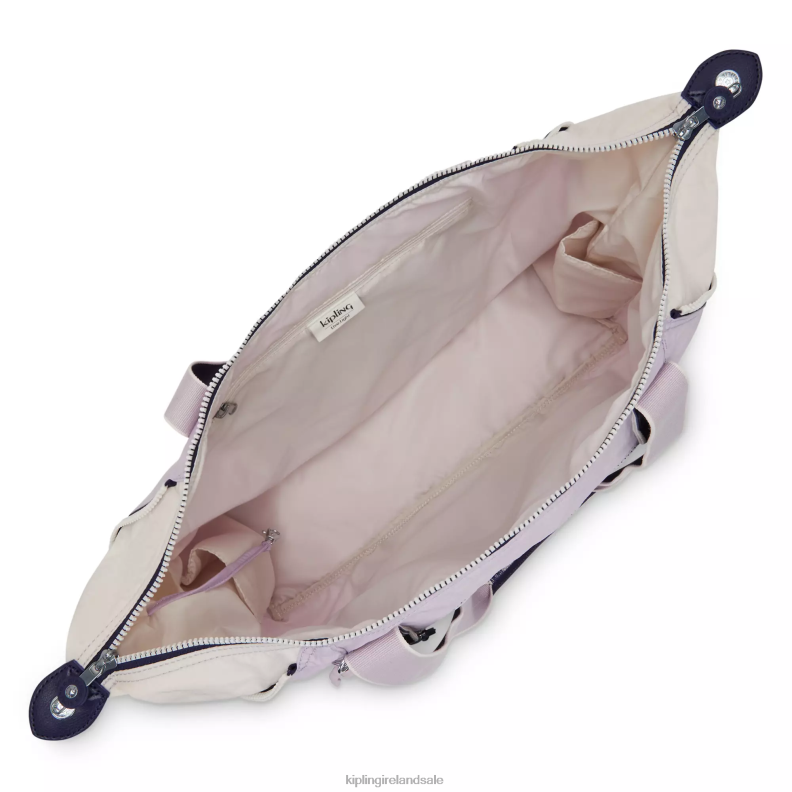 Tote Bags Gentle Lilac Block Wellness Art M Tote Bag Women Kipling J6TNX263