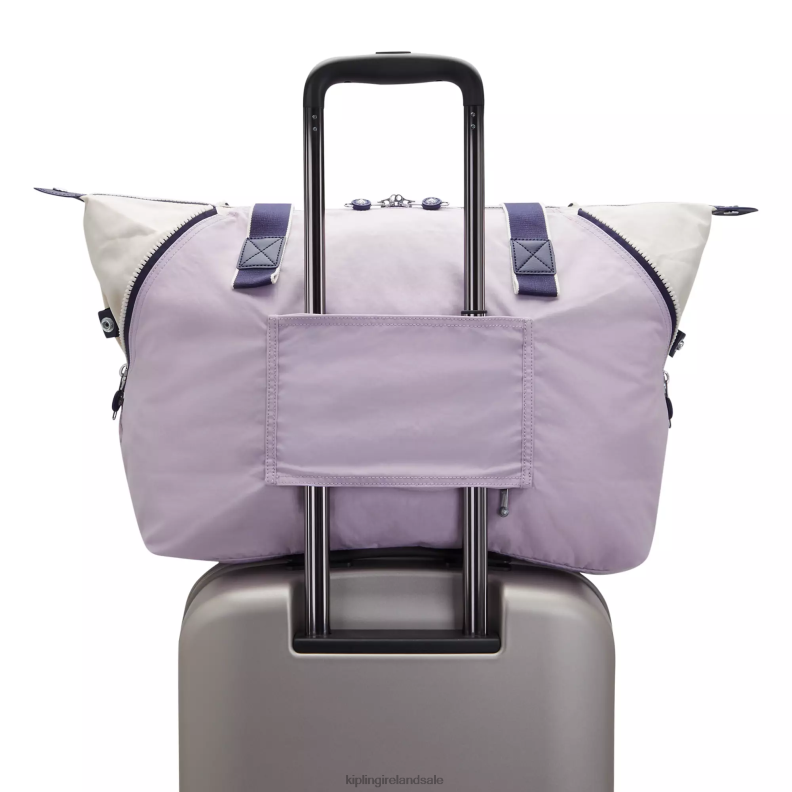 Tote Bags Gentle Lilac Block Wellness Art M Tote Bag Women Kipling J6TNX263