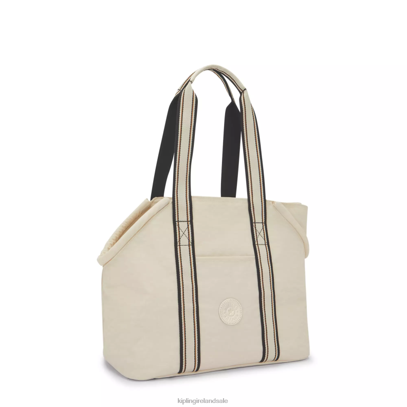 Tote Bags Light Sand Art M Pet Tote Bag Women Kipling J6TNX243