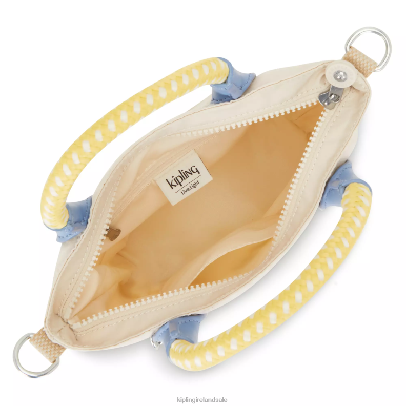 Tote Bags Light Sand M Angel Small Tote Bag Women Kipling J6TNX62