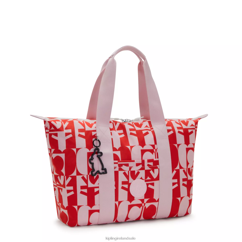 Tote Bags Minju Multi Print Art Medium Minju Kim Tote Bag Women Kipling J6TNX270