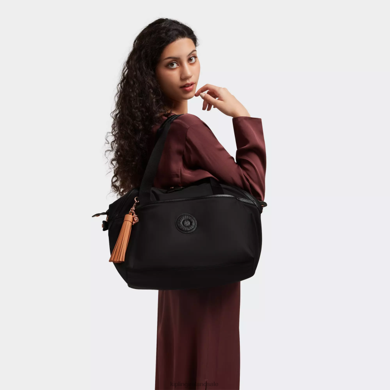 Tote Bags Rose Black Art Organized 17\ Laptop Tote Bag Women Kipling J6TNX278