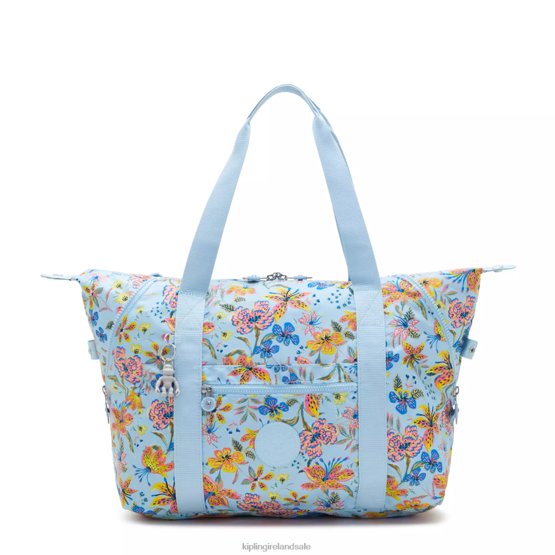 Tote Bags Wild Flowers Art Medium Printed Tote Bag Women Kipling J6TNX262