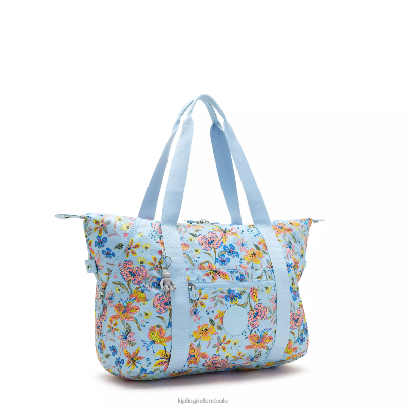Tote Bags Wild Flowers Art Medium Printed Tote Bag Women Kipling J6TNX262