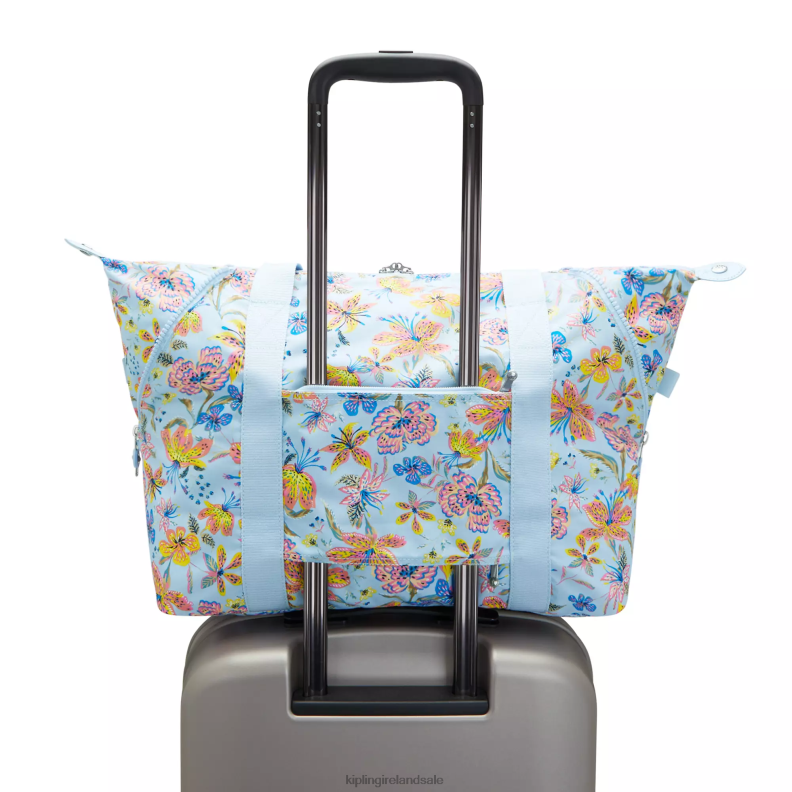 Tote Bags Wild Flowers Art Medium Printed Tote Bag Women Kipling J6TNX262