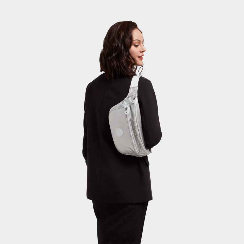 Waist Pack Bright Metallic Yasemina Extra Large Metallic Waist Pack Women Kipling J6TNX284