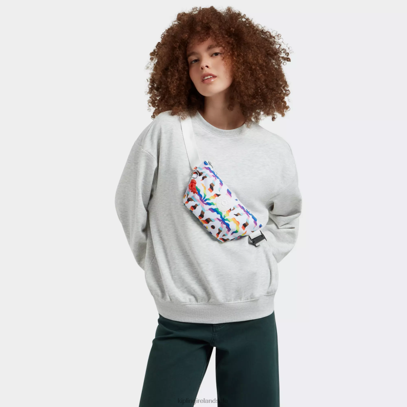 Waist Pack Rainbow Palm Gizi Printed Waist Pack Women Kipling J6TNX37