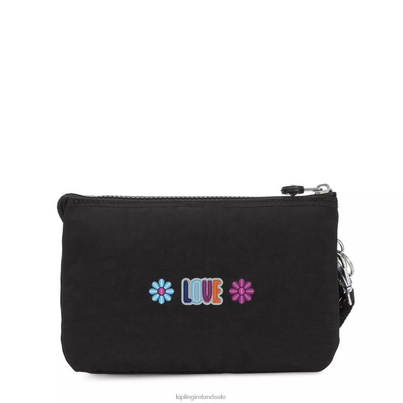 Wallets  Wristlets Black Noir Creativity Extra Large Wristlet Women Kipling J6TNX541