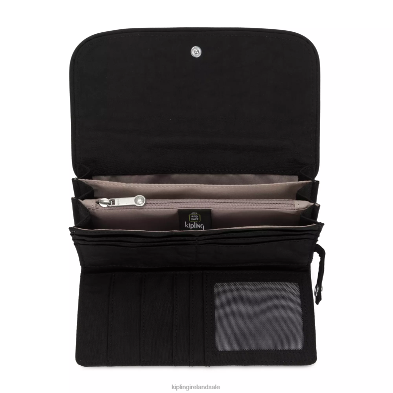 Wallets  Wristlets Black Noir Money Land Snap Wallet Women Kipling J6TNX287