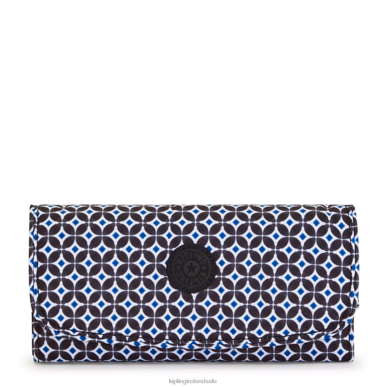 Wallets  Wristlets Blackish Tile Money Land Printed Snap Wallet Women Kipling J6TNX312