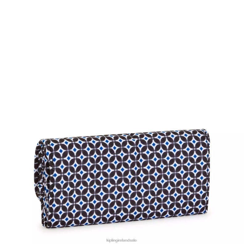 Wallets  Wristlets Blackish Tile Money Land Printed Snap Wallet Women Kipling J6TNX312