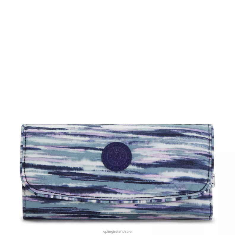Wallets  Wristlets Brush Stripes Money Land Printed Snap Wallet Women Kipling J6TNX309