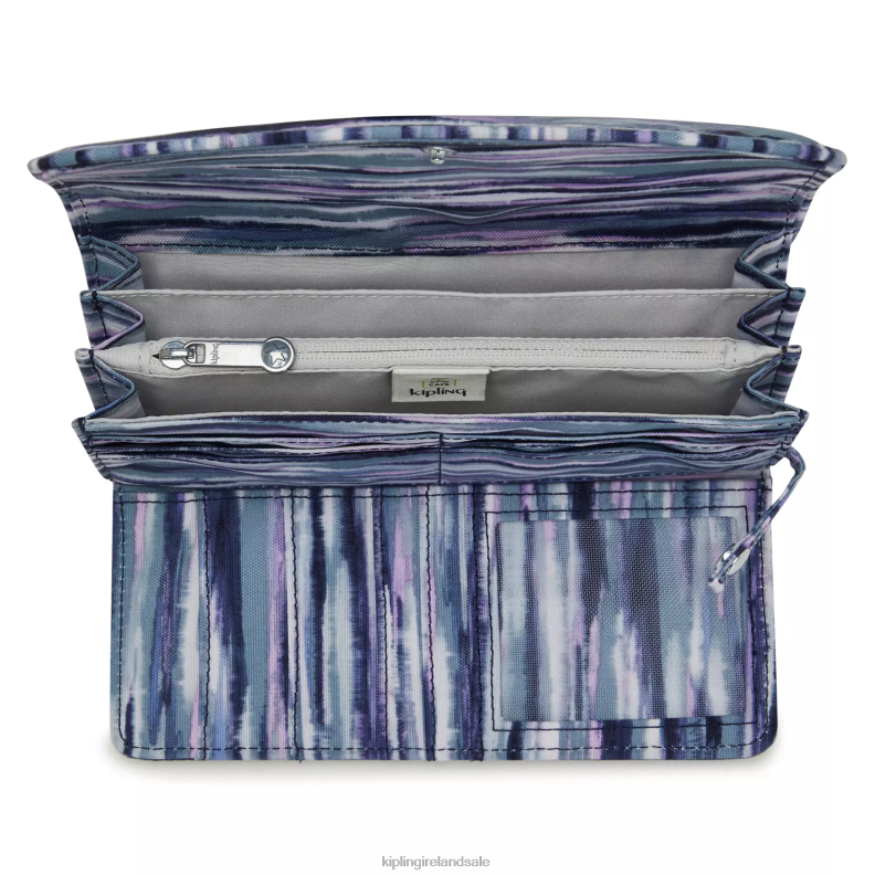 Wallets  Wristlets Brush Stripes Money Land Printed Snap Wallet Women Kipling J6TNX309