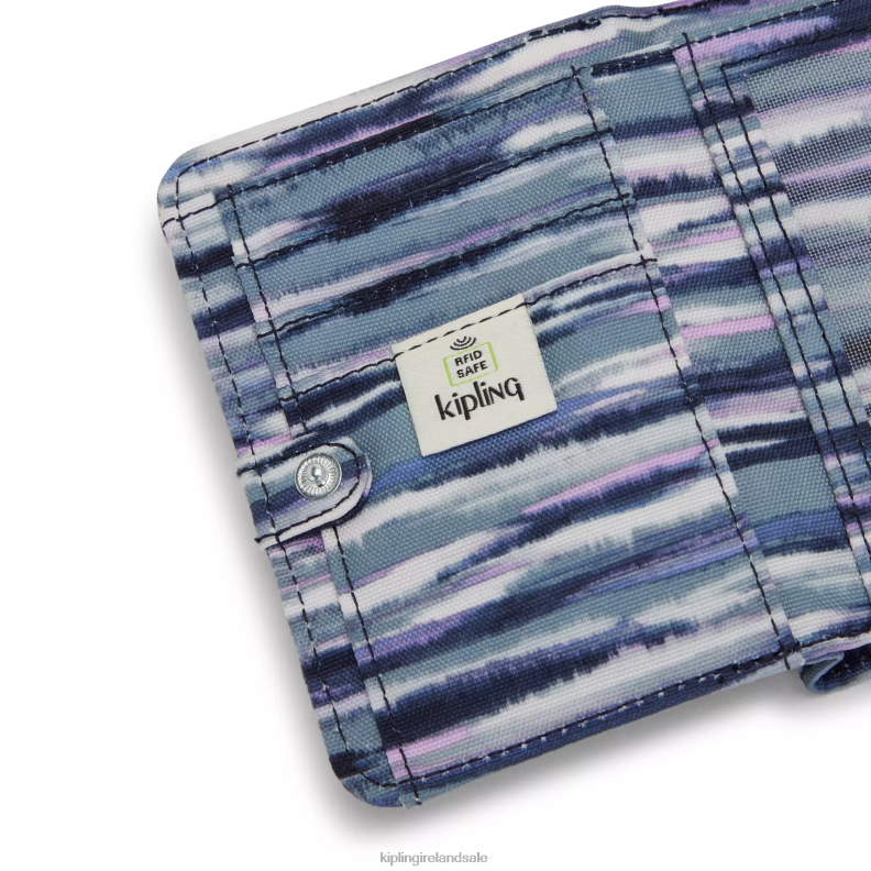 Wallets  Wristlets Brush Stripes Money Love Small Printed Wallet Women Kipling J6TNX292
