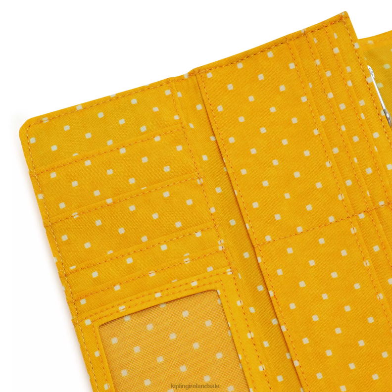 Wallets  Wristlets Soft Dot Yellow Money Land Printed Snap Wallet Women Kipling J6TNX310