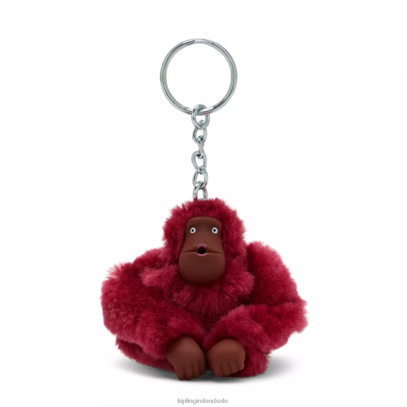 Keychains Beet Red Sven Small Monkey Keychain Women Kipling J6TNX677