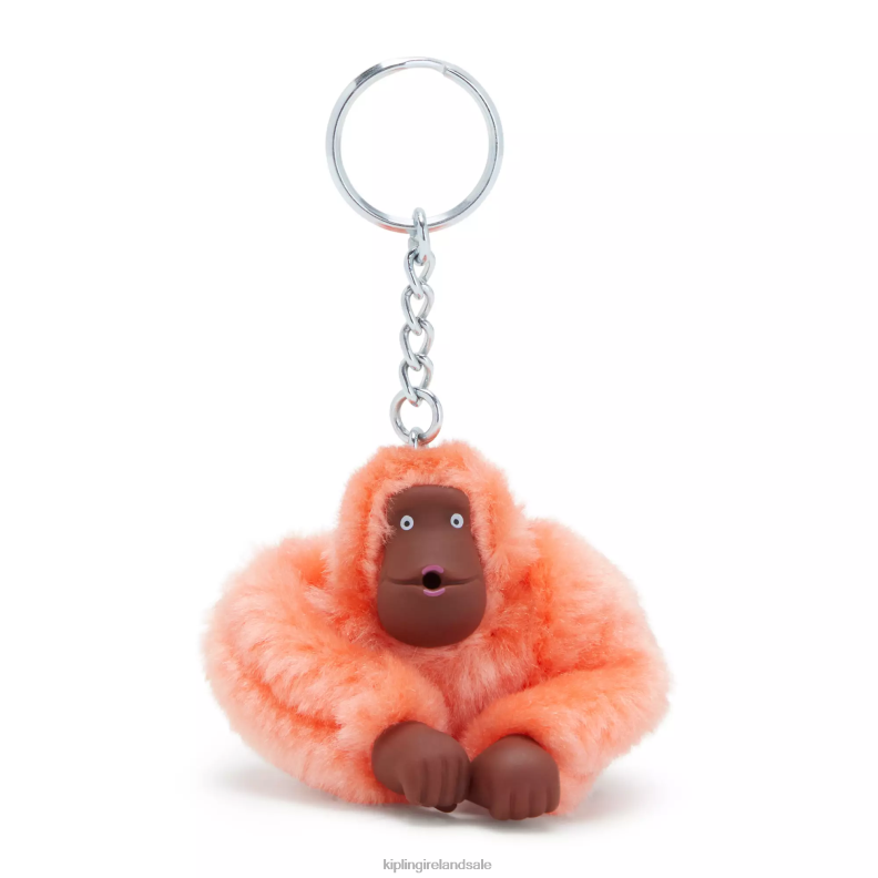 Keychains Cool Coral Sven Small Monkey Keychain Women Kipling J6TNX673