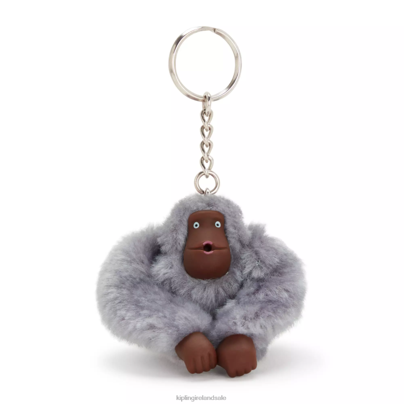 Keychains Dove Grey Sven Small Monkey Keychain Women Kipling J6TNX667