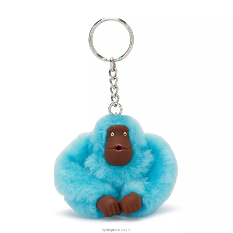 Keychains Sea Blue Sven Small Monkey Keychain Women Kipling J6TNX664