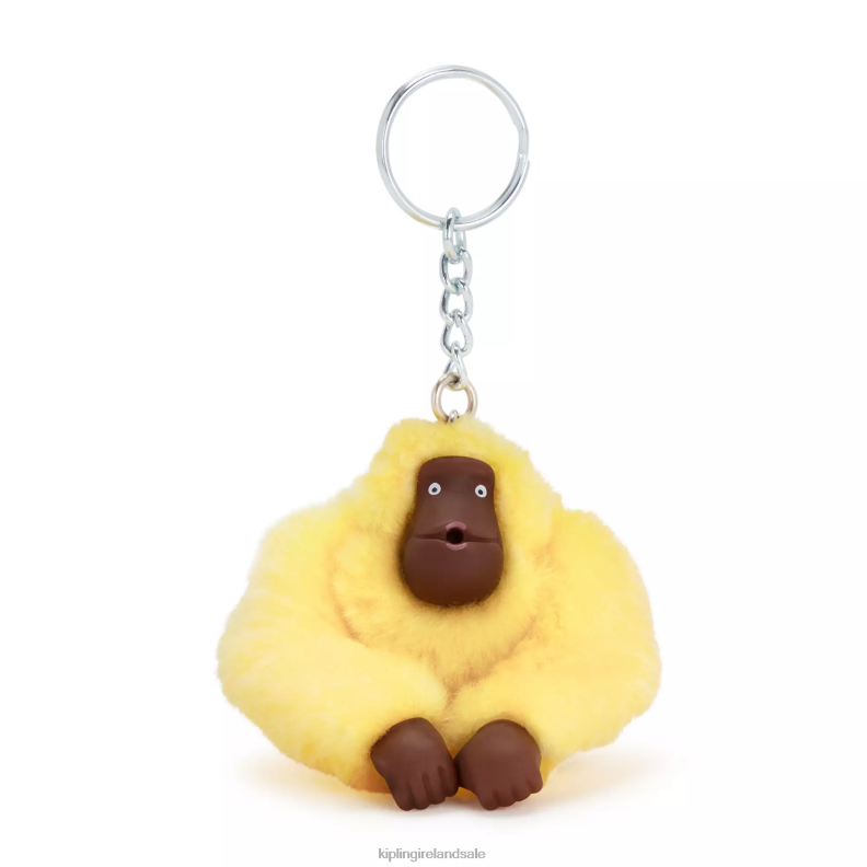 Keychains Sunflower Yellow Sven Small Monkey Keychain Women Kipling J6TNX670