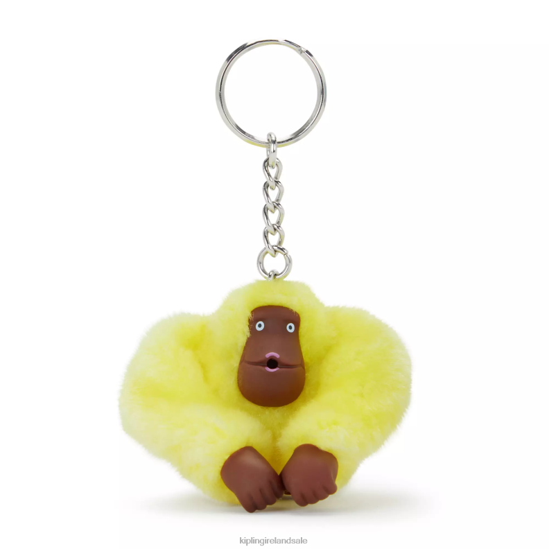 Keychains Sunlight Yellow Sven Small Monkey Keychain Women Kipling J6TNX665