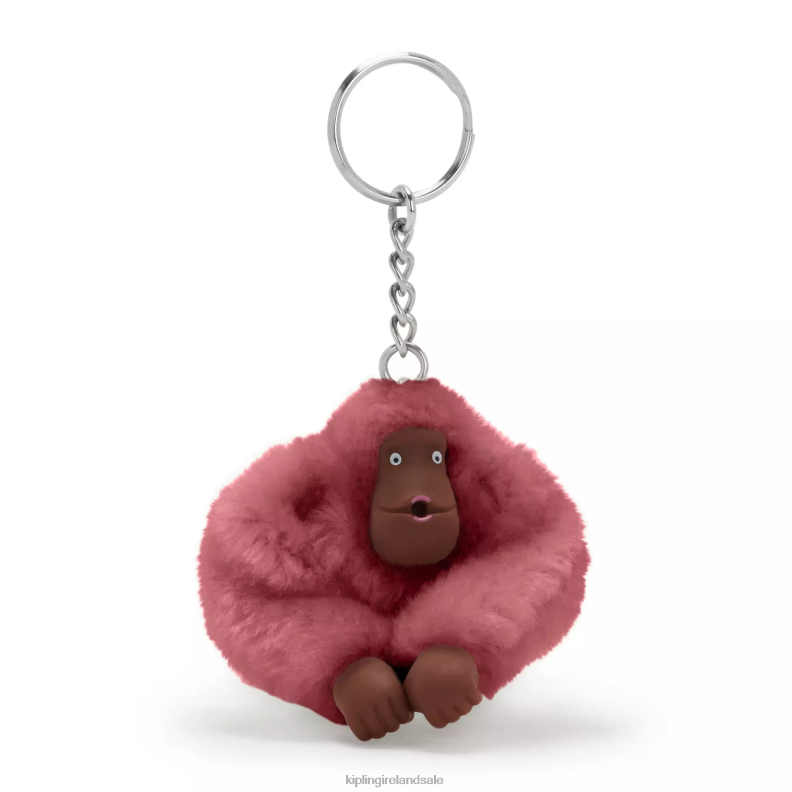 Keychains Sweet Pink Sven Monkey Keychain Women Kipling J6TNX696