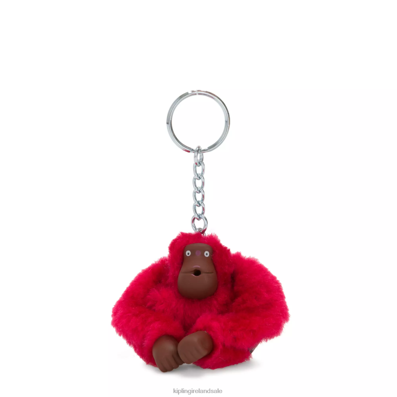 Keychains True Pink Sven Small Monkey Keychain Women Kipling J6TNX678