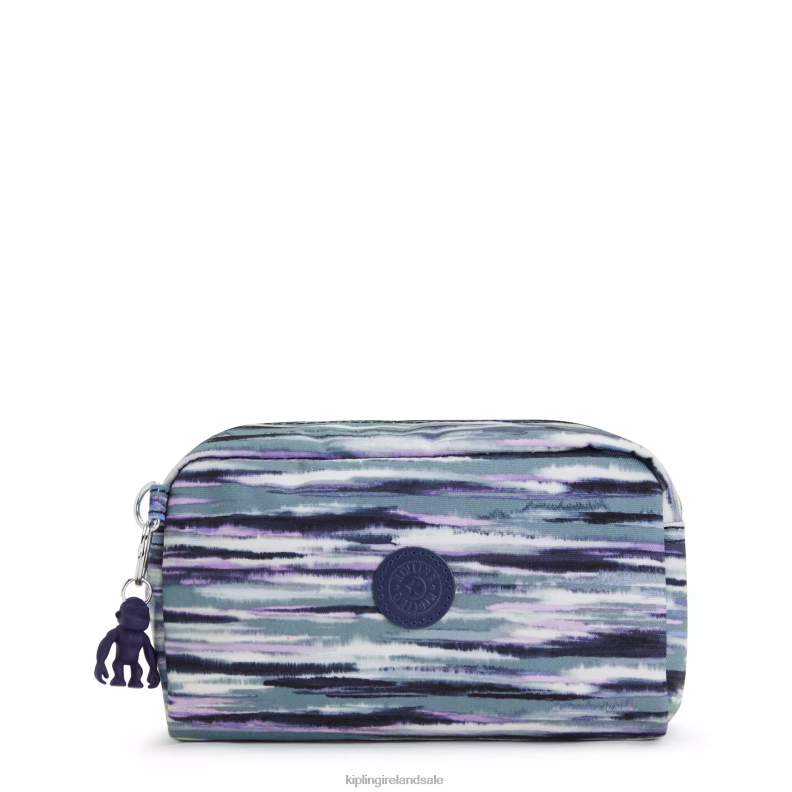 Pouches Brush Stripes Gleam Printed Pouch Women Kipling J6TNX528