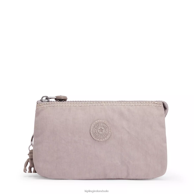 Pouches Grey Gris Creativity Large Pouch Women Kipling J6TNX533