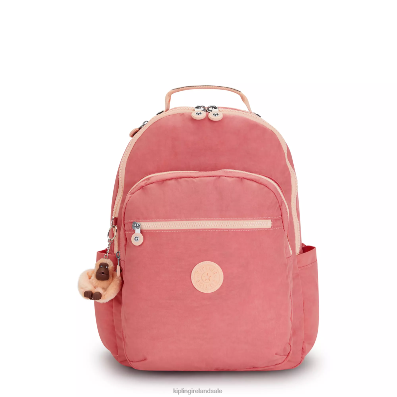 Laptop Backpacks Joyous Pink Seoul Large 15" Laptop Backpack Women Kipling J6TNX433