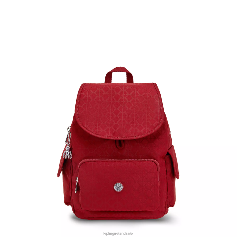 Small Backpacks Signature Red City Pack Small Backpack Women Kipling J6TNX357