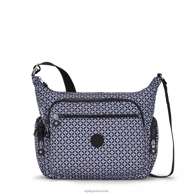 Crossbody Bags Blackish Tile Gabbie Printed Crossbody Bag Women Kipling J6TNX142