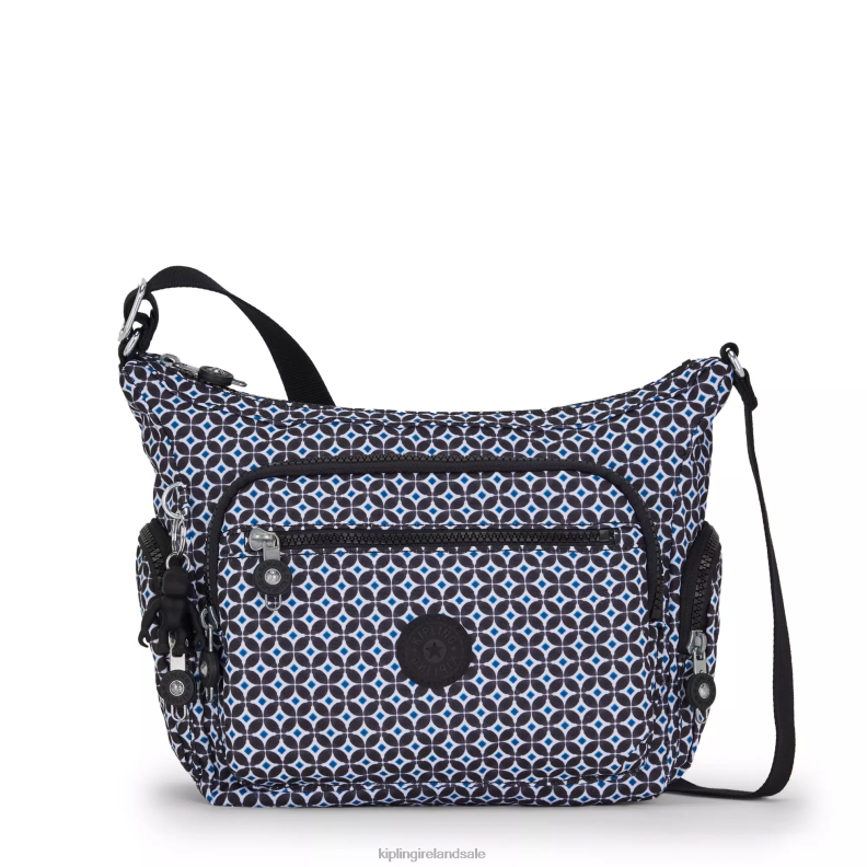 Crossbody Bags Blackish Tile Gabbie Small Printed Crossbody Bag Women Kipling J6TNX147