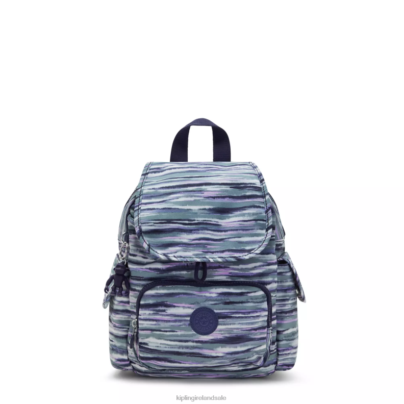 Mini Bags Brush Stripes City Pack Mini Printed Backpack Women Kipling J6TNX497