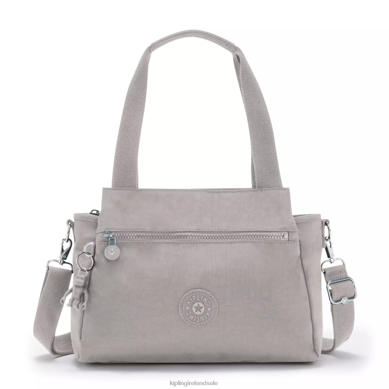 Shoulder Bags Grey Gris Elysia Shoulder Bag Women Kipling J6TNX153