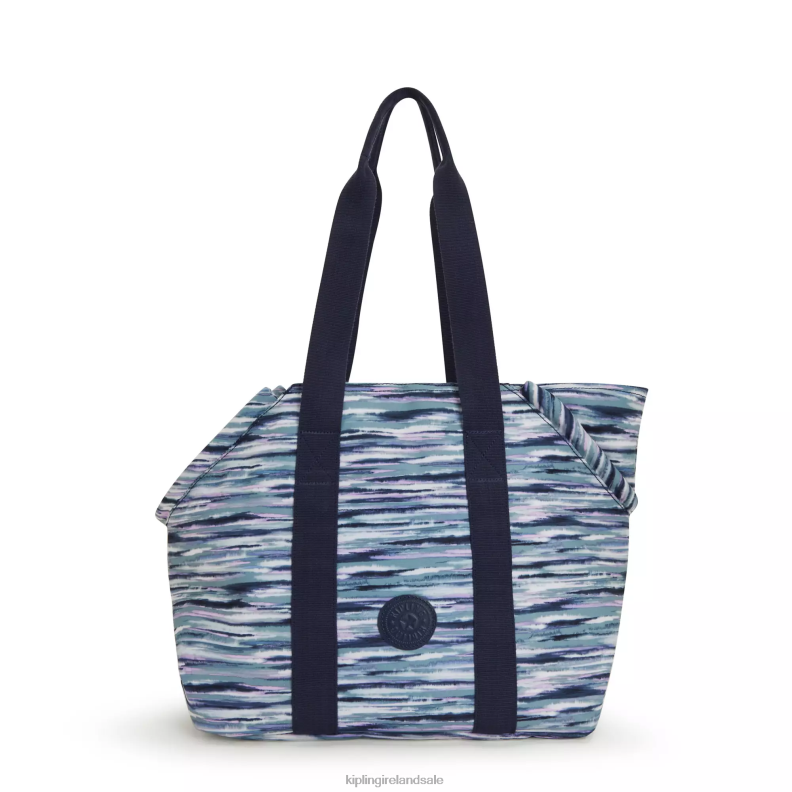 Tote Bags Brush Stripes Art M Pet Tote Bag Women Kipling J6TNX277