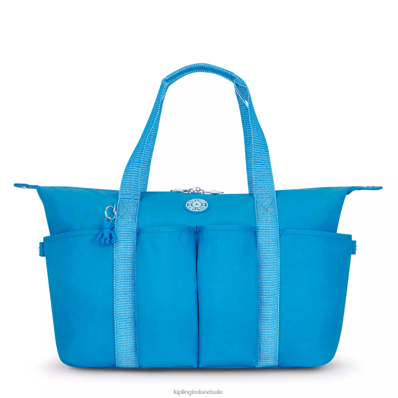Tote Bags Eager Blue Art M Versatile Tote Bag Women Kipling J6TNX269