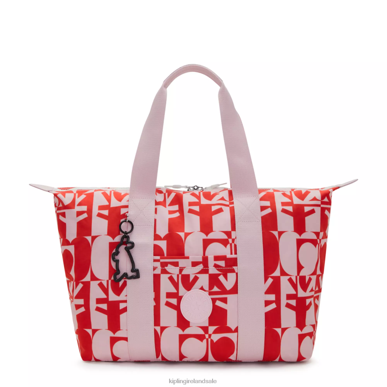 Tote Bags Minju Multi Print Art Medium Minju Kim Tote Bag Women Kipling J6TNX270