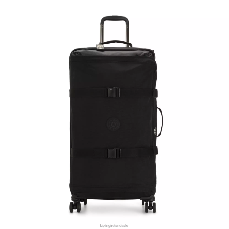 Rolling Luggage Black Noir Spontaneous Large Rolling Luggage Women Kipling J6TNX518